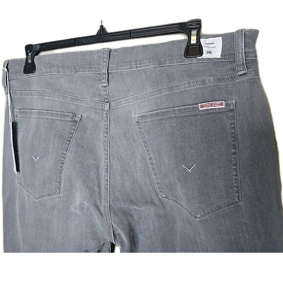 Hudson NWT Men's Jeans Gray Byron Straight Leg Jean Size 38x32 Sumatra t15 - Picture 4 of 7